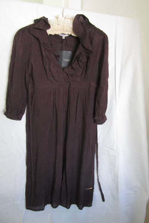 A New Pringle Tunic Dress, Colour Chocolate, Size 12.