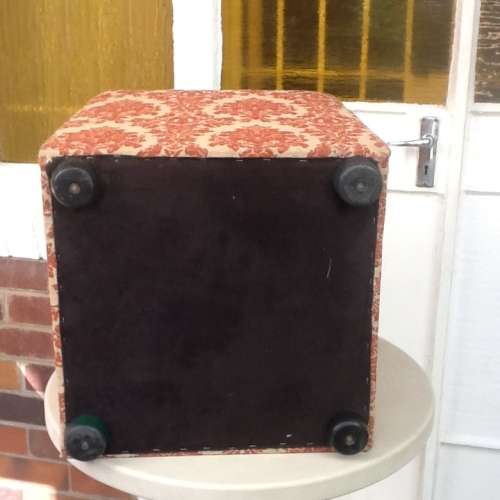 An Ottoman Newly Upholstered.