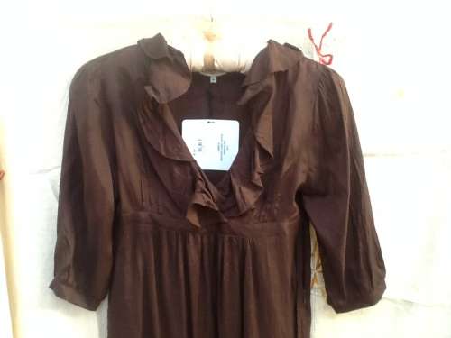 A New Pringle Tunic Dress, Colour Chocolate, Size 12.