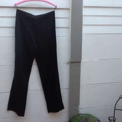 A Pair of Light Black Trousers, Size 14,  Label: Queenspark Woman.