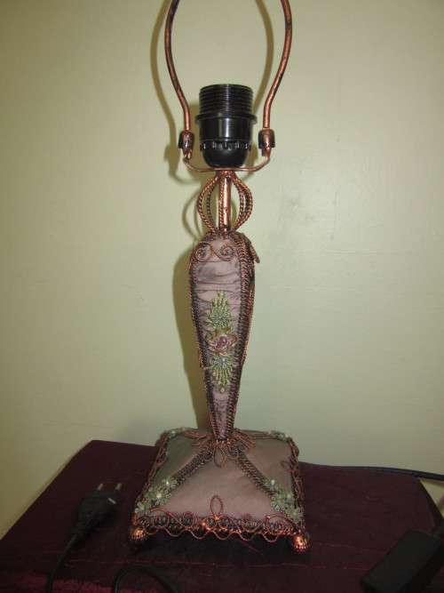 A Very Unusual Pretty Ornate Table Lamp.