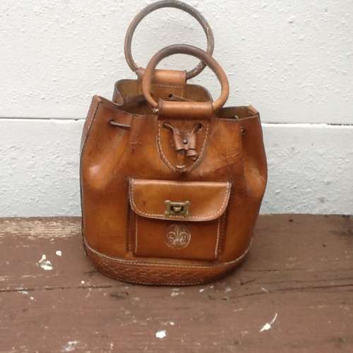 A Vintage Leather Tan Bag.