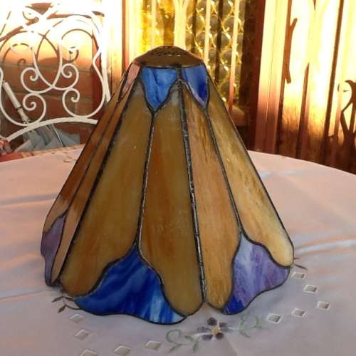 A Pretty Stained Glass Shade.