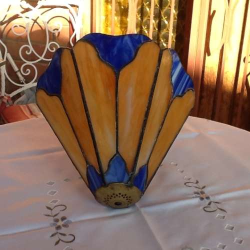 A Pretty Stained Glass Shade.