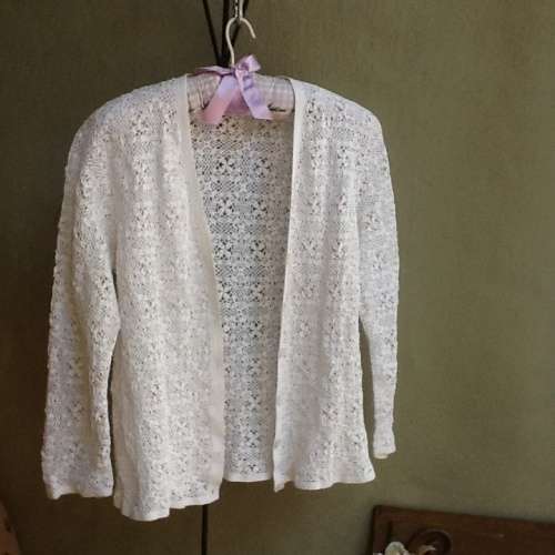 A Very Pretty Cardigan, 100% Cotton,  Med/Lge.
