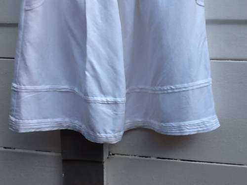 A Lovely White Skirt, 'Pringle'.