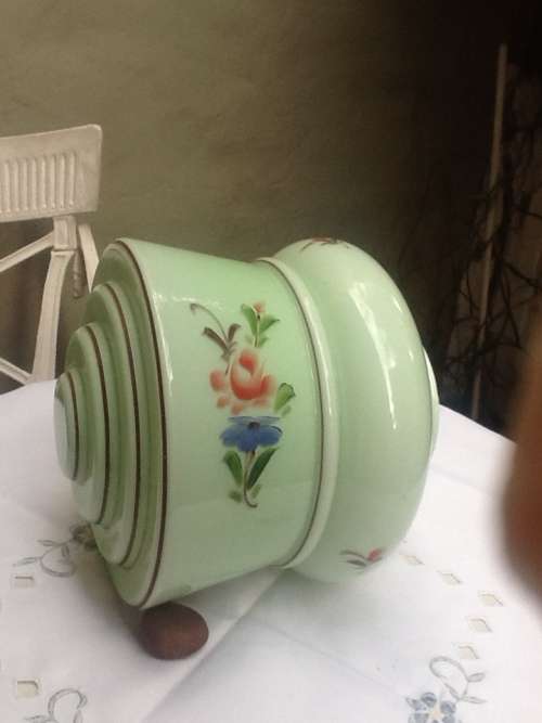 A Lovely Hand Painted Art Deco Shade.