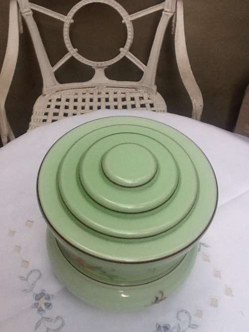 A Lovely Hand Painted Art Deco Shade.