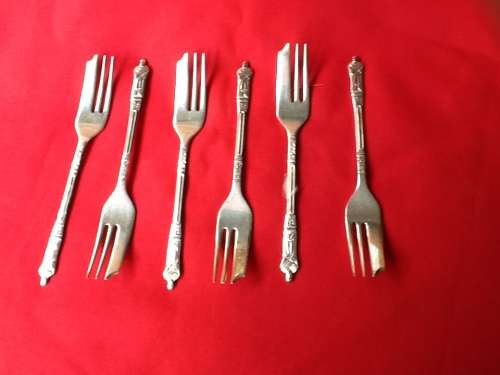 A Beautiful Set of Silver Plated Apostle Forks,