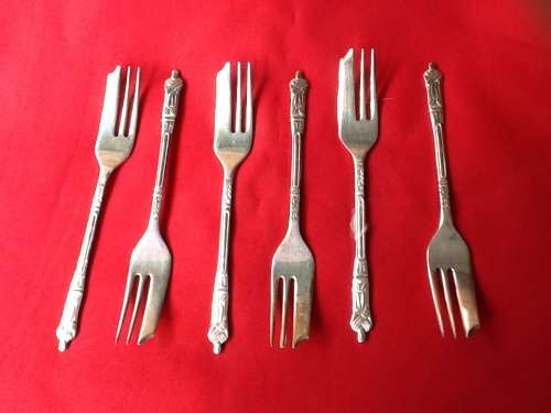 A Beautiful Set of Silver Plated Apostle Forks,
