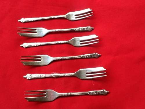 A Beautiful Set of Silver Plated Apostle Forks,