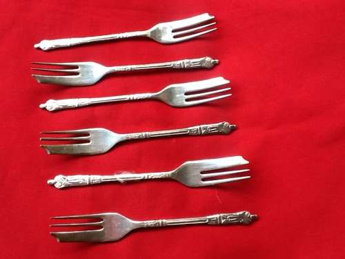 A Beautiful Set of Silver Plated Apostle Forks,