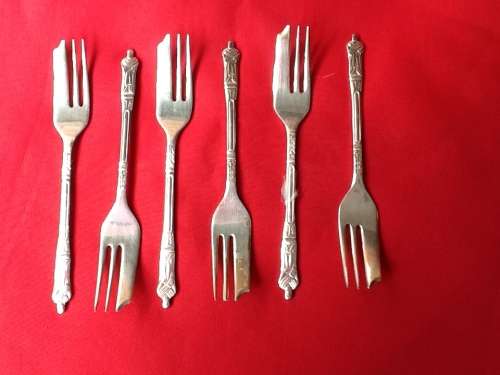 A Beautiful Set of Silver Plated Apostle Forks,
