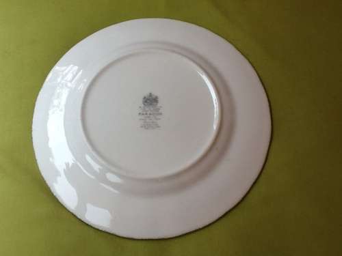 A Lovely  Paragon Side Plate with Silvr Trim. ' First Love' Fine Bone China,  England.