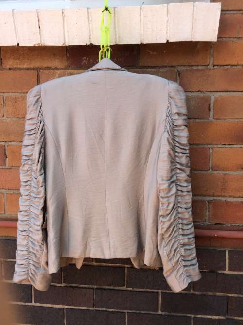 A Pretty Jacket, Colour Light Beige, Label : Pringle, Size 10.