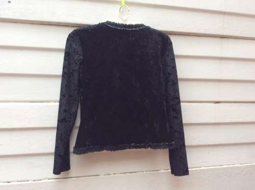 A Pretty Black Bolero Type Jacket. Label :Candy Rocket.