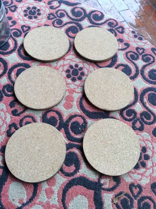 A Set of Six Coasters, Springbok Collection, in Tin Box,  Various Years.