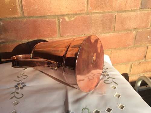 A  Pretty Vintage Copper Jug . Made in England.