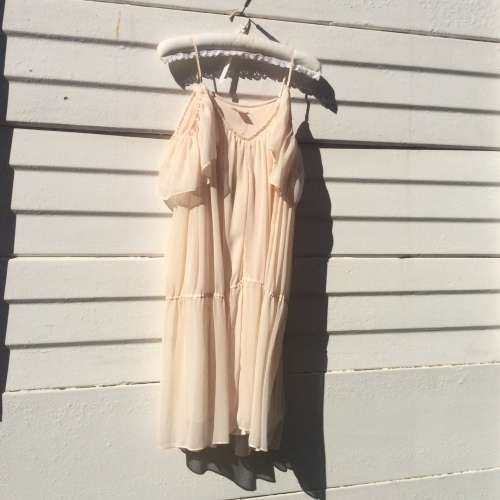 A NEW Very Pretty Pastel  Dress. Size : 36.  Label,  H & M.  Made in Sweden.