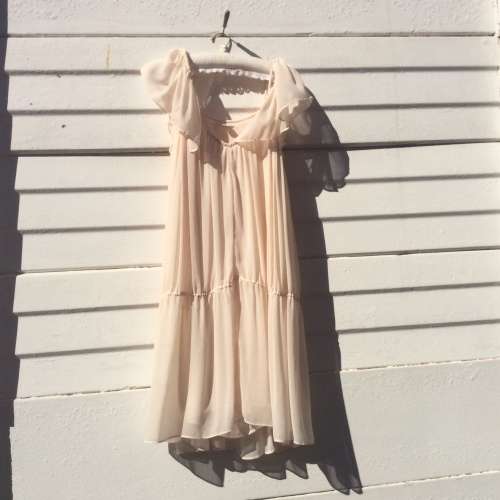 A NEW Very Pretty Pastel  Dress. Size : 36.  Label,  H & M.  Made in Sweden.