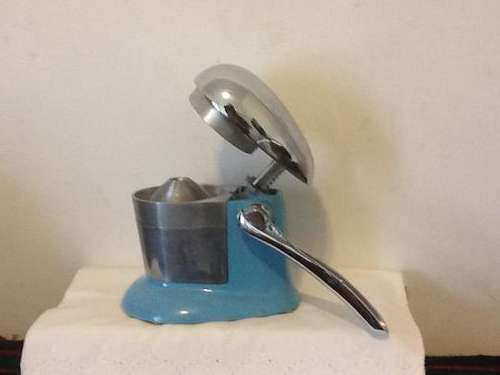 A Lovely Vintage Blue Lemon Squeezer.