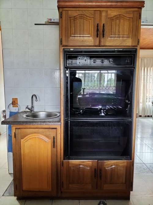 DEFY Gemini Gourmet Multifunction Double Oven Black Glass