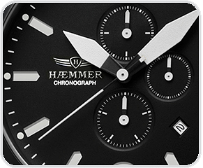 HAEMMER WATCH - **OVERSIZED** ø 50 mm