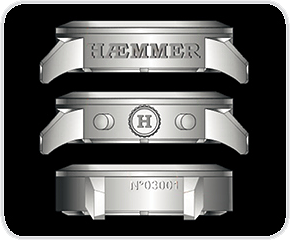 HAEMMER WATCH - **OVERSIZED** ø 50 mm