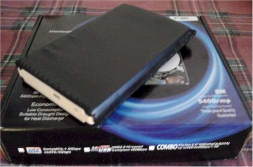 Hard Drive USB enclosure case for 2.5-inch SATA HDD