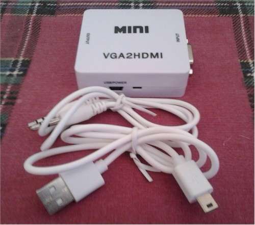 Mini VGA to HDMI converter