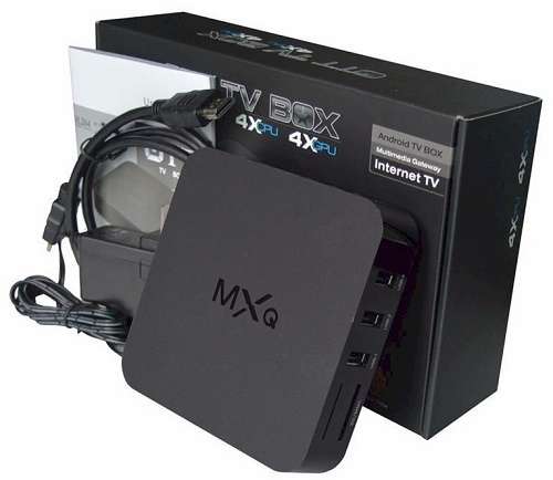 MXQ OTT Android multimedia box to watch TV over the Internet