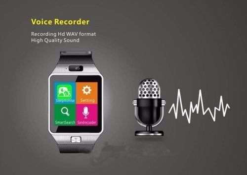 DZ09 smartwatch with camera, use as standalone phone or sync with your smartphone