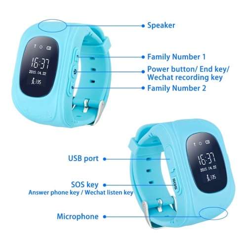 Q50 GPS Smart Watch For Kids | 3 Colours