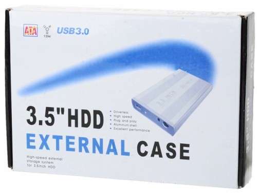 USB3.0 external case for 3.5-inch SATA HDD
