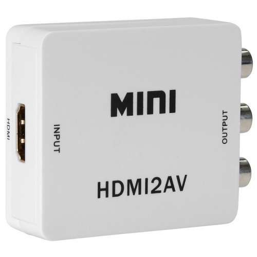 Mini HDMI to AV converter to connect to RCA