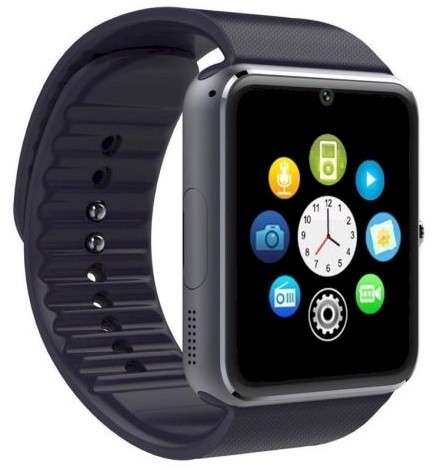 GT08 smartwatch with SIM slot, camera, pedometer, step motion and many other features