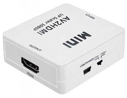 Mini AV to HDMI converter