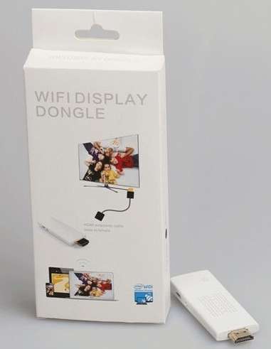 HDMI wireless dongle to connect computer or phone to TV