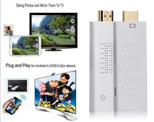 HDMI wireless dongle to connect computer or phone to TV