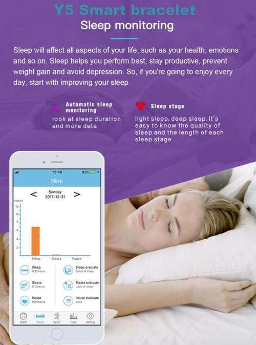 Y5 sports fitness watch