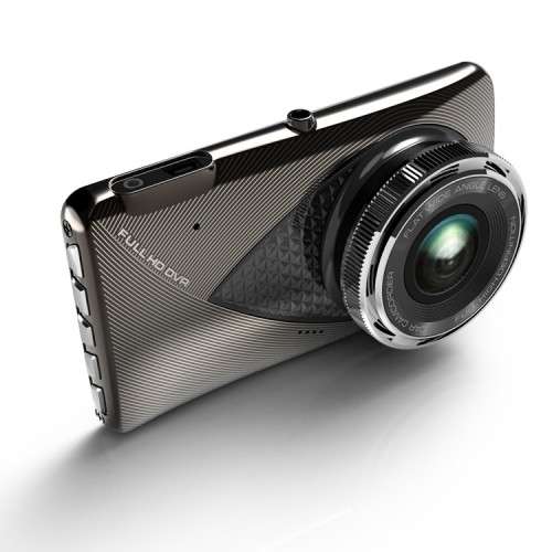 T6 1080p HD dashcam with front and rear cameras, 32GB memory card included