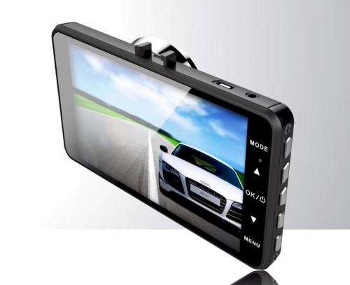 T6 1080p HD dashcam with front and rear cameras, 32GB memory card included