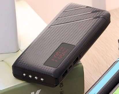 F41 12000mAh power bank with LED lights