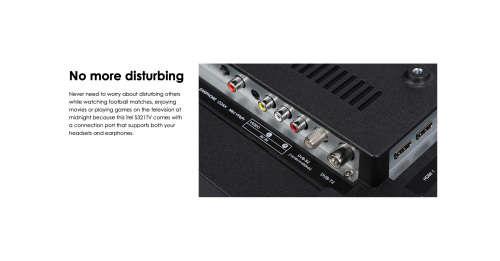 itel TV - 32" AC/DC TV HD Digital LED TV with i-Cast Built-in - S321