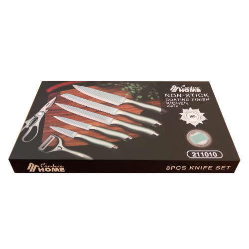 Condere HOME - 8 PCS Non-Stick Coating Finish Kitchen Knife Set - 211010
