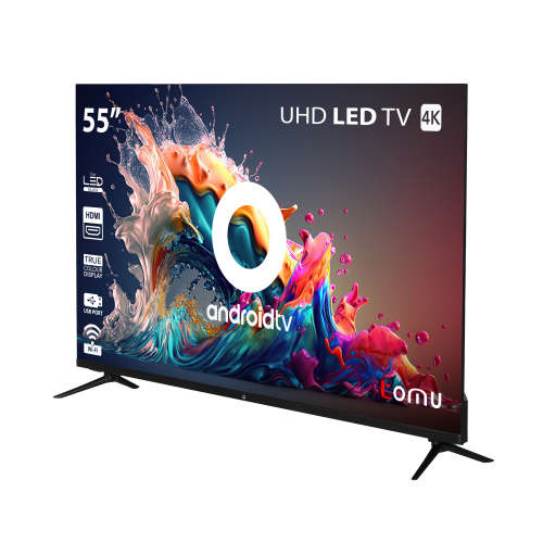 O - 55 inch 4K Ultra HD LED Frameless Android Smart TV