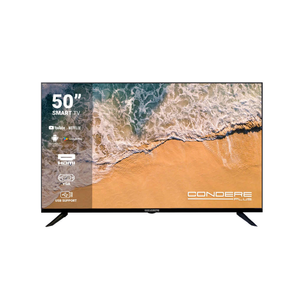 Condere Plus - 50 Inch Frameless HD LED Smart TV