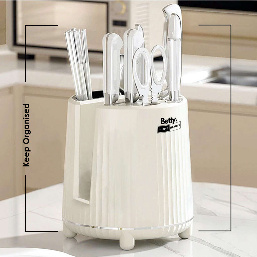 Betty`s Home & Beauty - 360° Rotating Plastic Kitchen Tool Rest