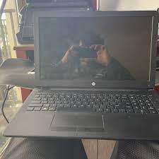 hp laptop with broken screen