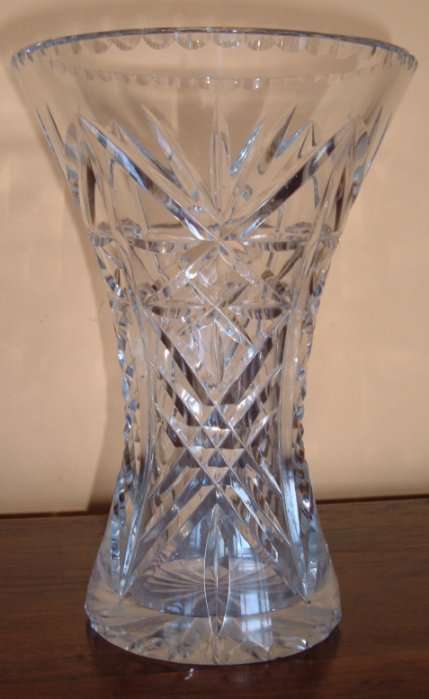 Large Crystal Vase